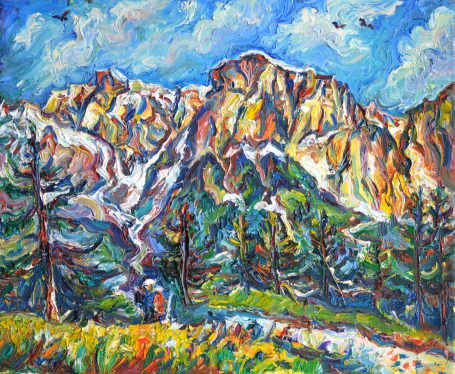 Viktoriya Gorodetska, Berge, Alpen