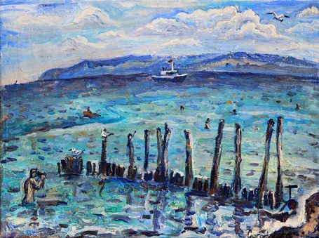 Viktoriya Gorodetska, Ostsee, Strand