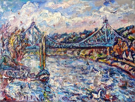 Viktoriya Gorodetska, Blaues Wunder, Dresden, Herbst