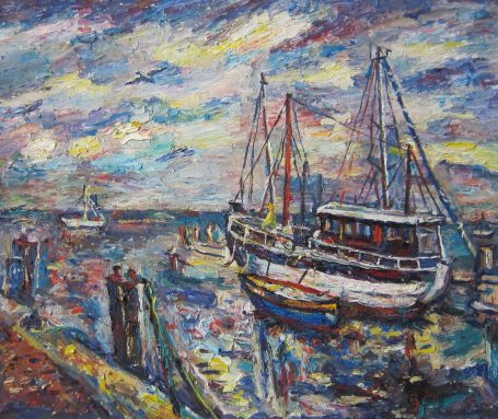 Viktoriya Gorodetska,Hiddensee Vitte Hafen 