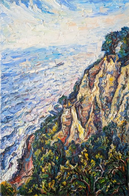Viktoriya Gorodetska, Ostsee, Kreidefelsen 