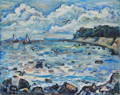 Viktoriya Gorodetska, Ostsee, Strand