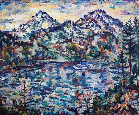 Viktoriya Gorodetska, Berge, Alpen, See, 