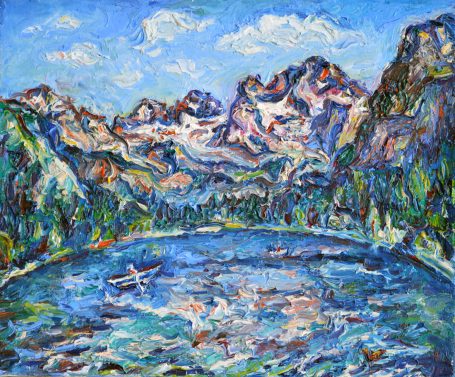 Viktoriya Gorodetska, See, Berge, Alpen
