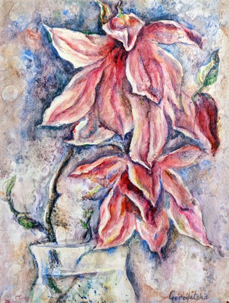 Gorodetska. Magnolien. Aquarell