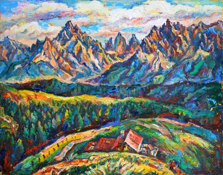 Viktoriya Gorodetska, Berge, Alpen, Alm